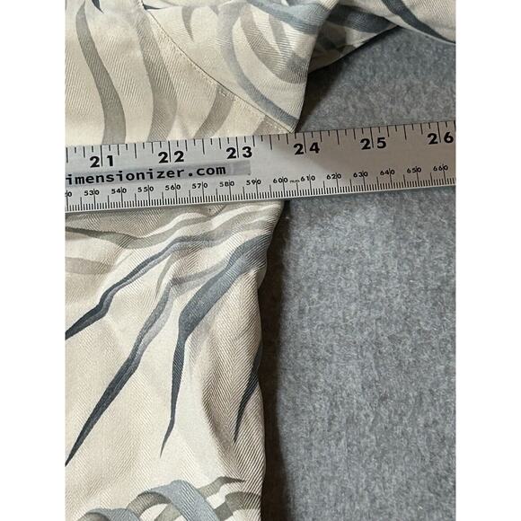 Tommy Bahama Shirt Mens Large Silk Hawaiian Floral Short Sleeve Button Up - Picture 3 of 10